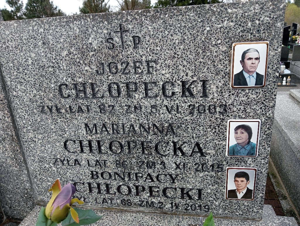 Bonifacy Chłopecki 1951 Cerekiew - Grobonet - Wyszukiwarka osób pochowanych