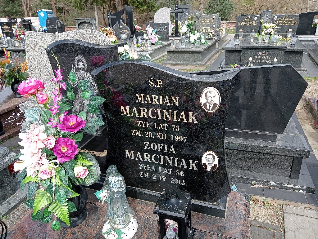 Zofia Marciniak Cerekiew - Grobonet - Wyszukiwarka osób pochowanych