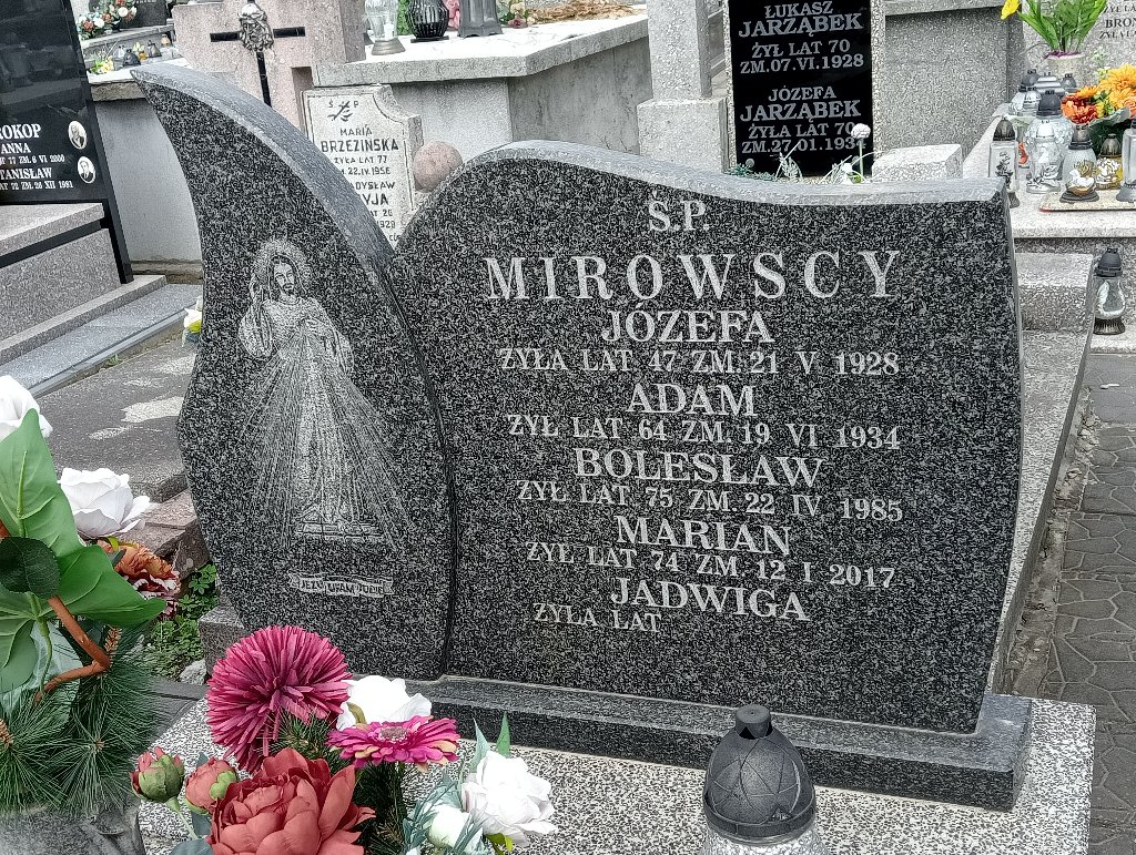 Józefa Mirowska Cerekiew - Grobonet - Wyszukiwarka osób pochowanych