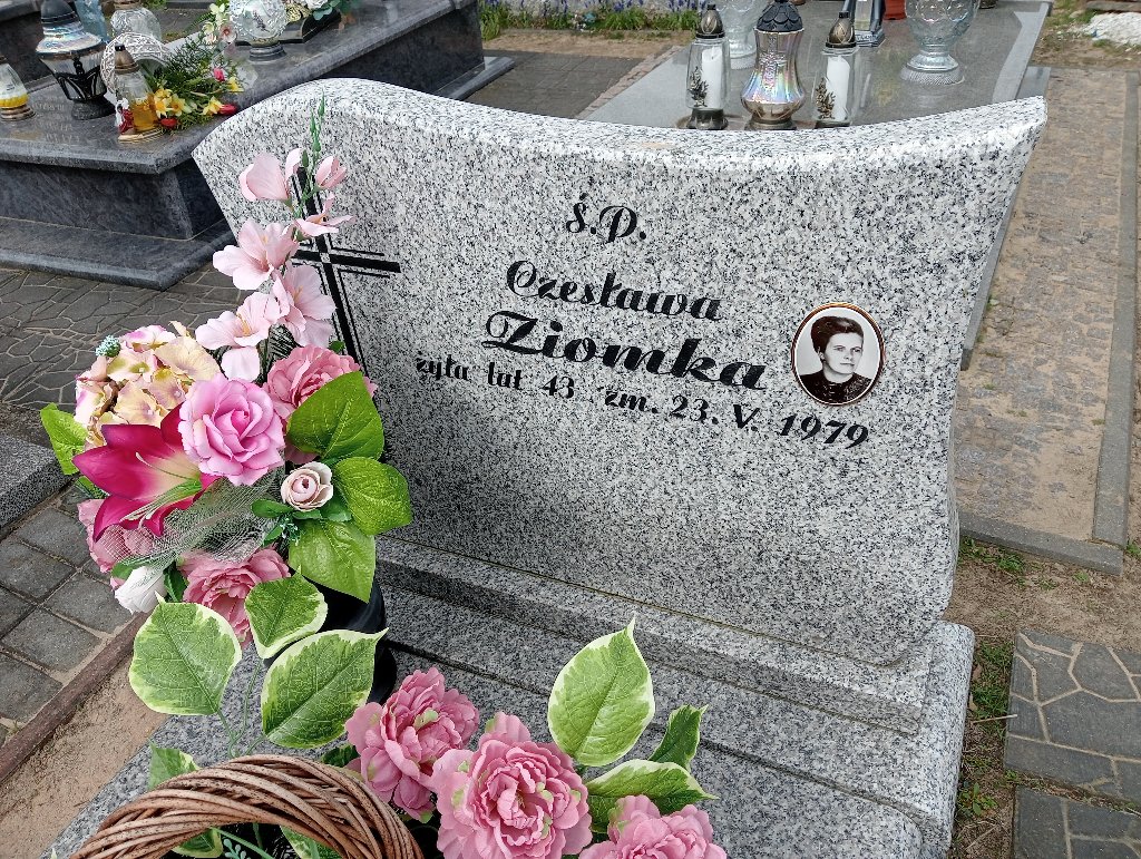 Czesława Ziomka Cerekiew - Grobonet - Wyszukiwarka osób pochowanych