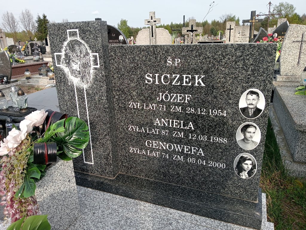 Genowefa Siczek Cerekiew - Grobonet - Wyszukiwarka osób pochowanych