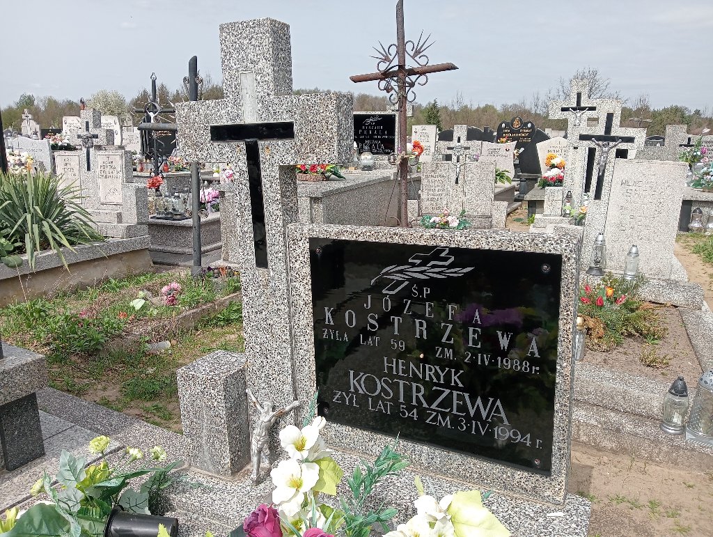 Józefa Kostrzewa Cerekiew - Grobonet - Wyszukiwarka osób pochowanych