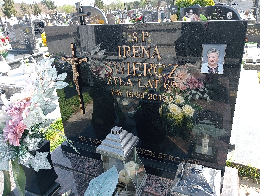 Irena Świercz 1949 Cerekiew - Grobonet - Wyszukiwarka osób pochowanych