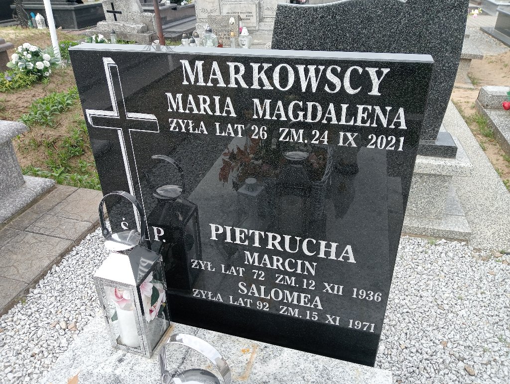 Maria Markowska 1994 Cerekiew - Grobonet - Wyszukiwarka osób pochowanych